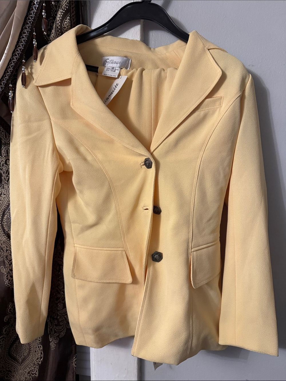 Yellow Women's Tailored Blazer Jacket